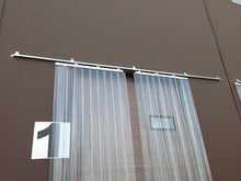 Load image into Gallery viewer, Strip Curtain Door Kit - Complete Door Curtain with Sliding Track Hardware