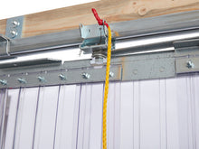 Load image into Gallery viewer, Strip Curtain Door - Accordion Folding Hanger -Work Place Separation
