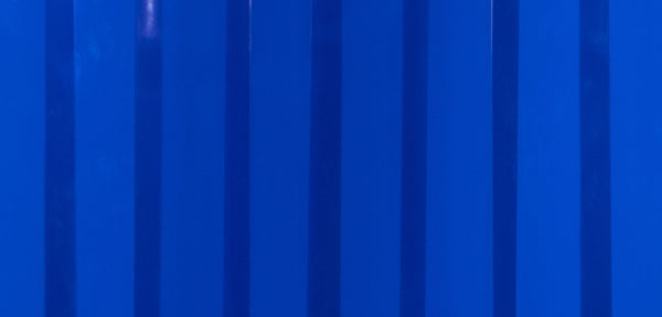 Blue welding strip curtain