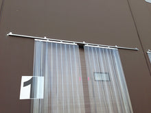 Load image into Gallery viewer, Strip Curtain Door Kit - Complete Door Curtain with Sliding Track Hardware
