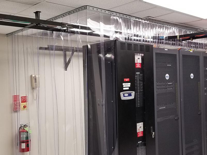 Vinyl / PVC Strip Door Curtain Anti-Static Clear 60 in. Door Width x 100 in. Door Height - 8 in. Strip Width - 100% Overlap Universal Header or Wall Mount Hanger Complete Plastic Strip Door Install Kit
