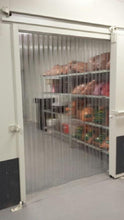 Load image into Gallery viewer, Meat Cooler Strip Curtain Flap Door Kit Vinyl — NSF USDA Approved
